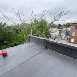 Flat Rubber Re-Roof Allston Massachusetts